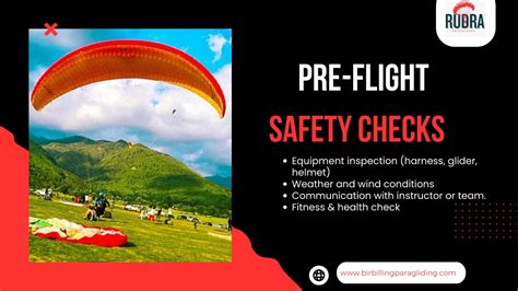 Paragliding operator safety