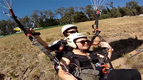 Paragliding take off