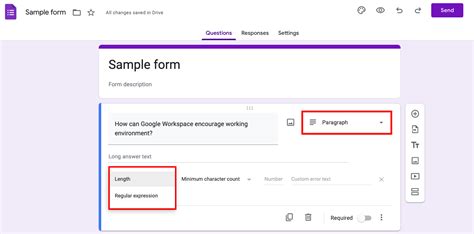 Paragraph Response Validation