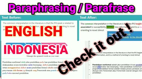 Berikut Teknologi Paraphrase Tool Indonesia
