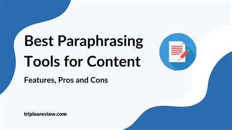 Paraphrasing and Paraphrasing Tools : staple