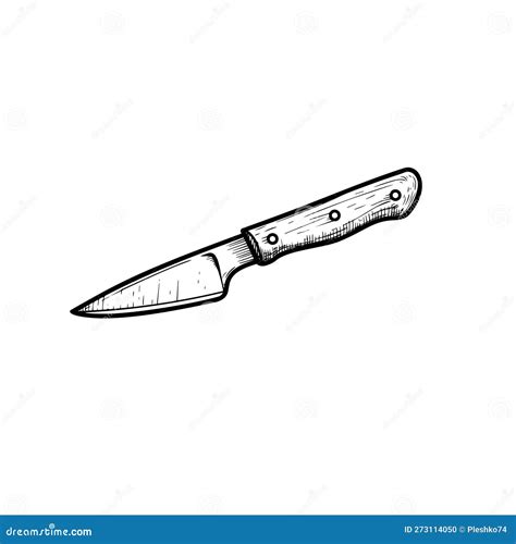 Paring Knife Drawing