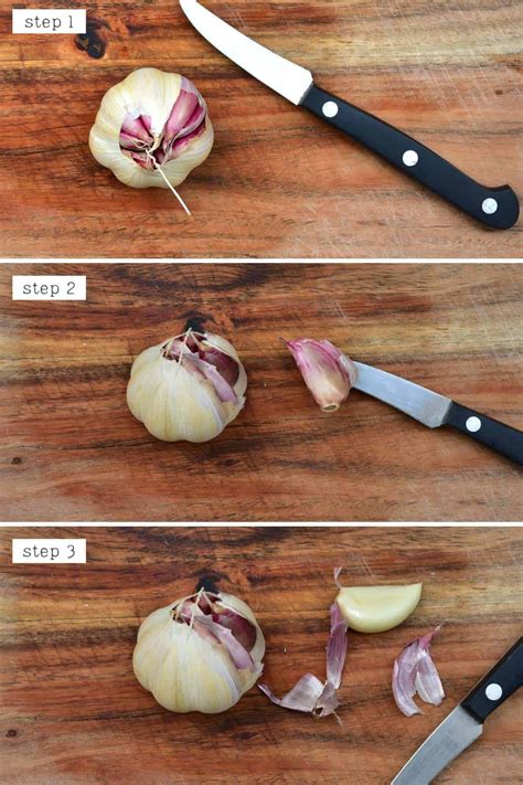 Paring Knife Garlic Hack