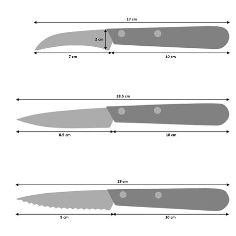 Paring Knife Size