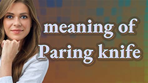 Paring Knife Tagalog