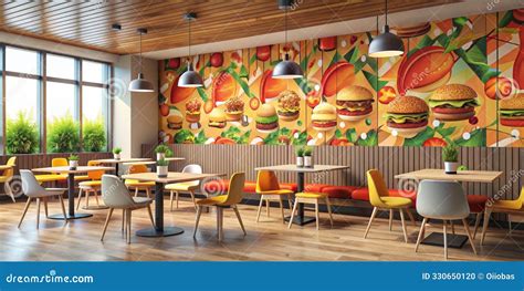 Paris Burger Restaurant Interior