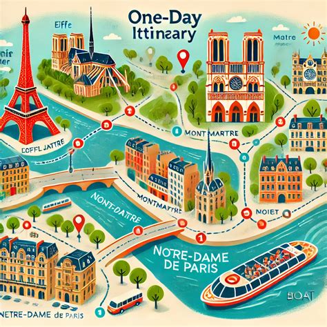 Paris Excursion Itinerary