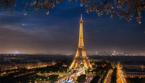 Paris Landmarks Night
