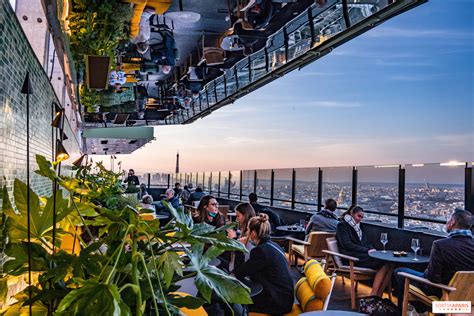 Paris Rooftop Bar Crowd