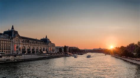 Paris Sunset Seine