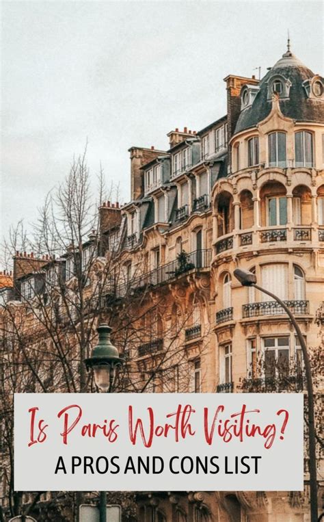 Paris pros and cons