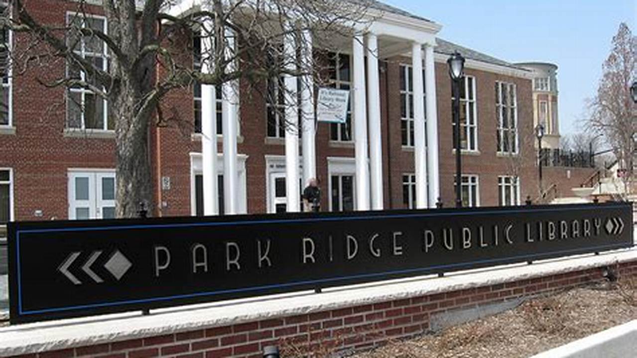 Park Ridge Library Calendar
