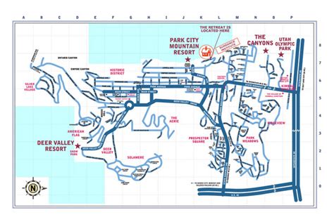 Park City Ski Trail Map 1310 Lowell Ave Park City UT • mappery