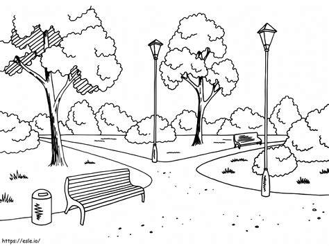 Park Coloring Page