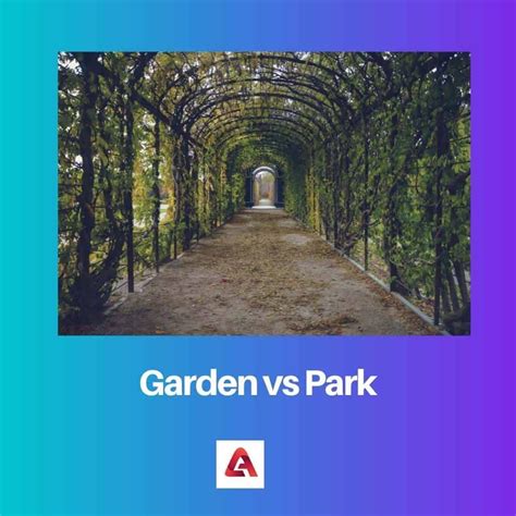 Park landscape comparison
