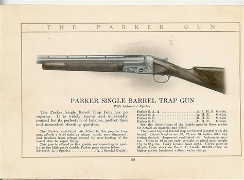 Unlock the History of Your Parker Brothers Shotgun: Decoding Serial Numbers with Finesse