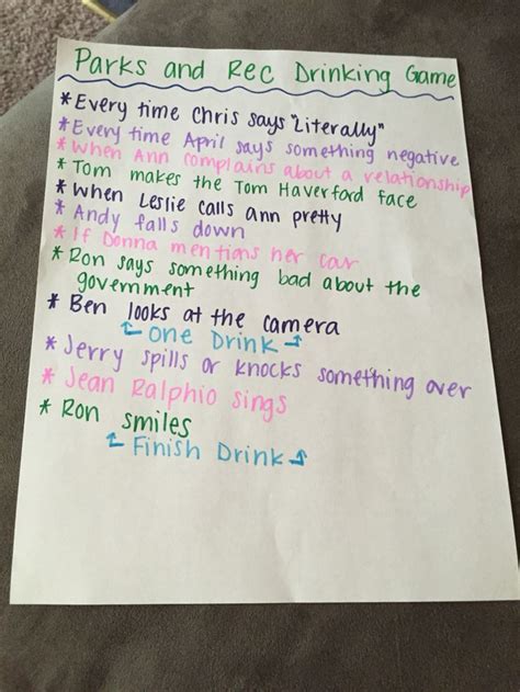 Intoxicate Your Love for Parks and Rec with the Ultimate Drinking Game