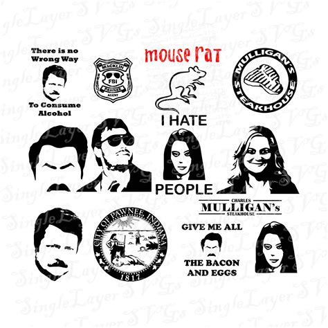 The Ultimate Collection of Marvelous Parks and Rec SVGs – Spruce Up Your Creations with the Best Offerings!
