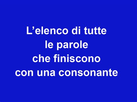 Parole Che Finiscono Con Ante - nexttoooo