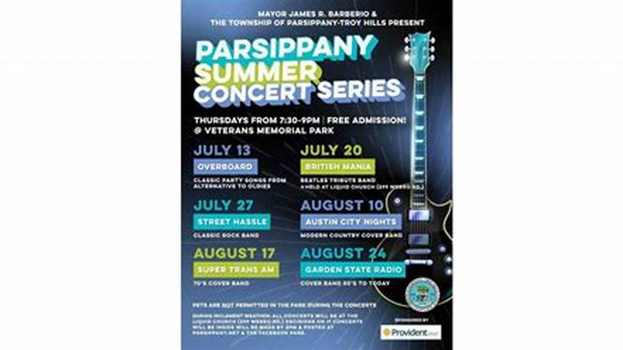 Parsippany Summer Concerts 2024