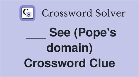 Parson'S Domain Crossword