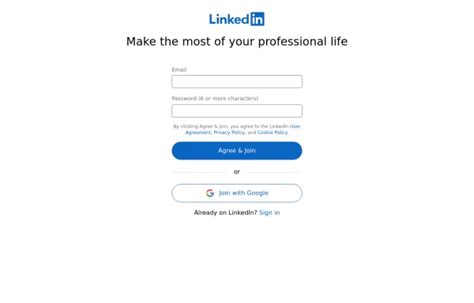 Part 2: Sign Up on LinkedIn