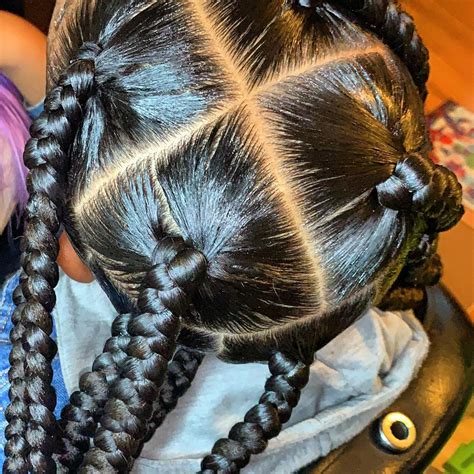 Parting Patterns For Box Braids
