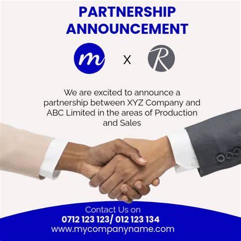Partnership announcements brands