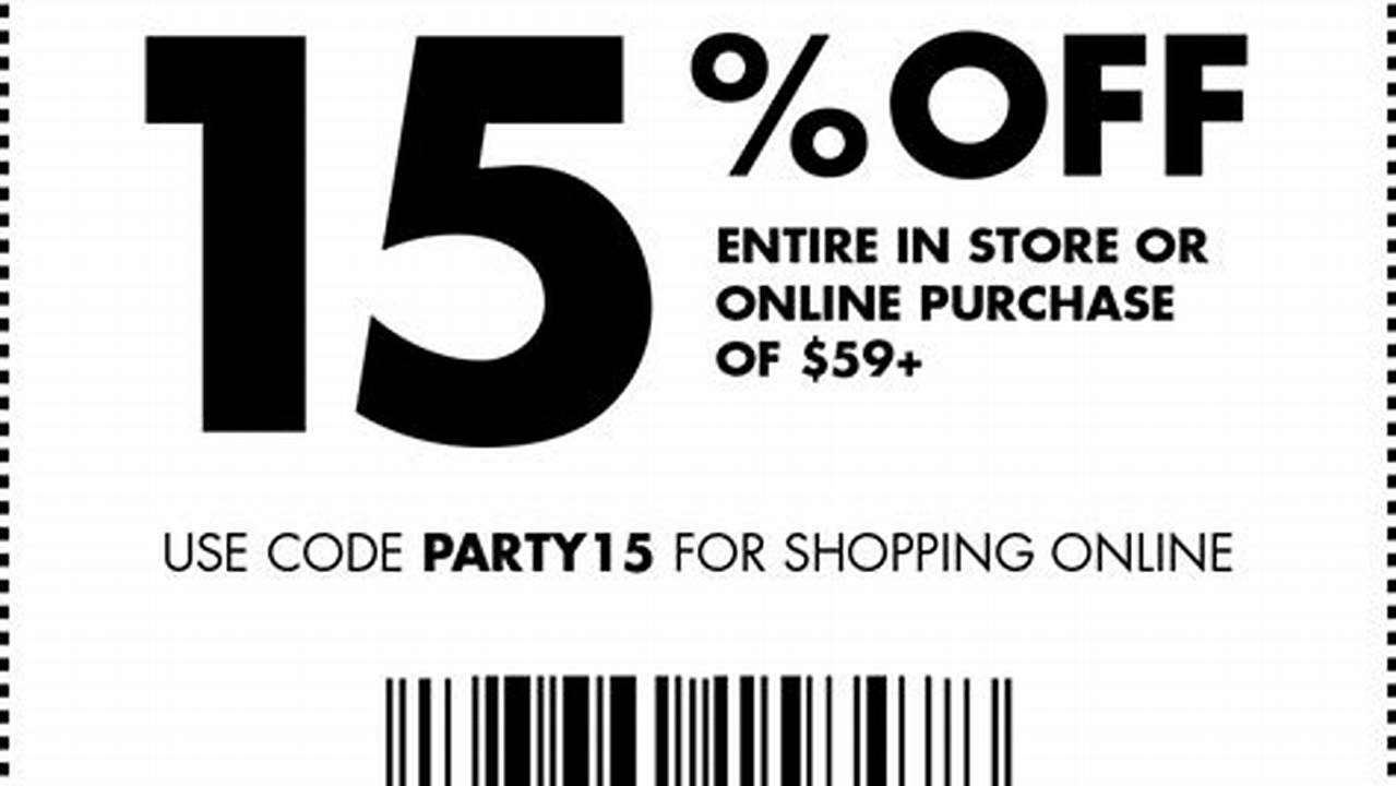 Party City Code 2024