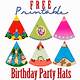 Party Hat Template Free