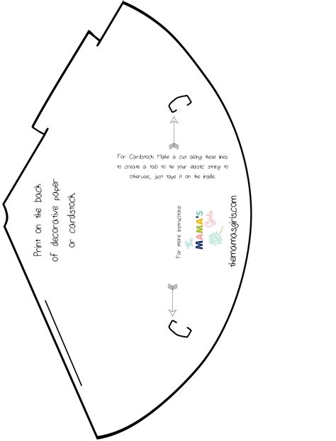 Party Hat Template Printable Free