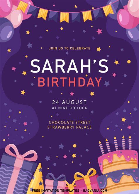 Party Invitation Cards Templates