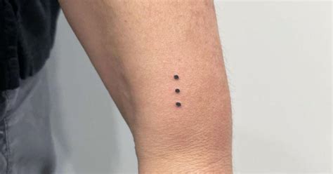 Party Dot Tattoo