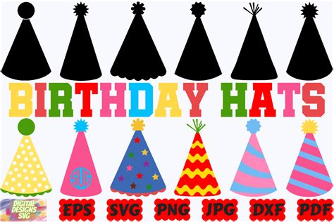 Download Party Hat Template SVG File - SVG Design Creativefabrica Free PSD Mockups