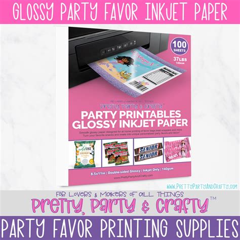 Party Printable Glossy Inkjet Paper