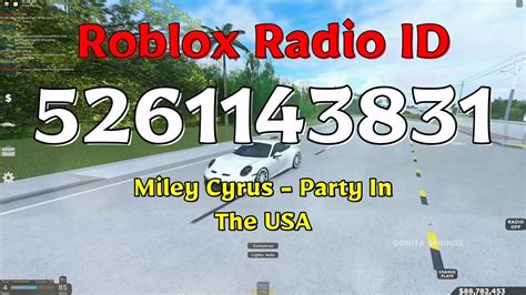 Party in the usa - Roblox ID