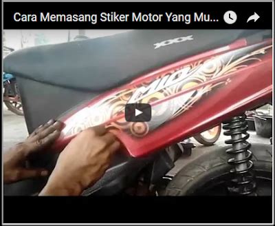 Pasang Stiker Full Body Motor