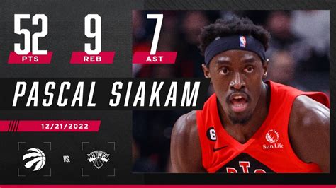 Pascal Siakam Career High