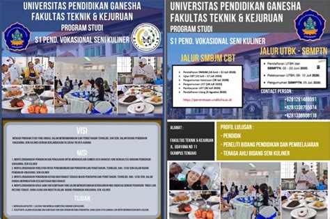 Pasing Grade 2024 Pendidikan Vokasional Seni Kuliner Unj Jakarta
