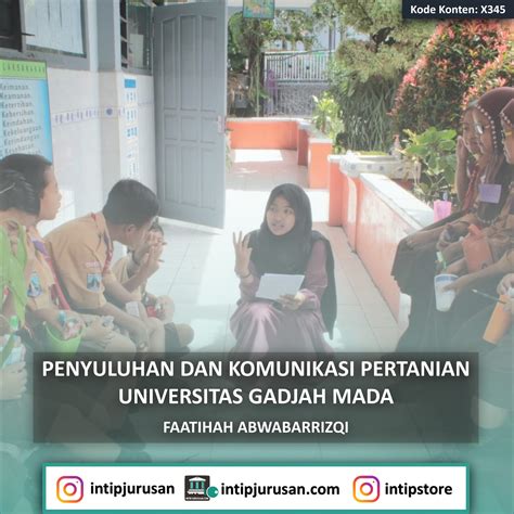 Pasing Grade 2024 Penyuluhan dan Komunikasi Pertanian UGM Yogyakarta