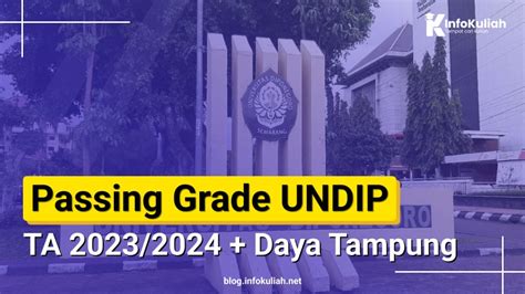 Pasing Grade 2024 S1  Kimia Undip Semarang