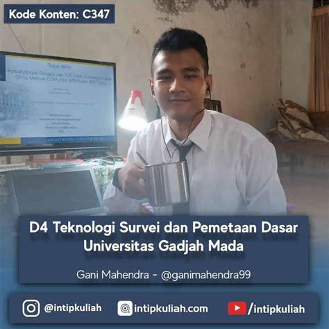 Pasing Grade 2024 Teknologi Survei dan Pemetaan Dasar UGM Yogyakarta