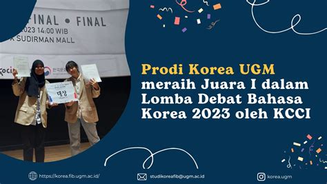 Pasing Grade 2024 D3 Bahasa Korea UGM Yogyakarta