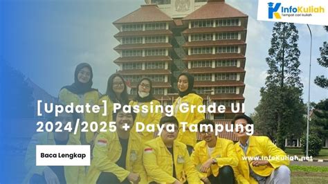 Pasing Grade 2024 Kriminologi Universitas Indonesia