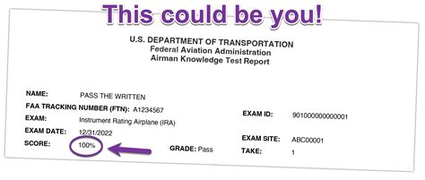 Passing the Written Knowledge Test