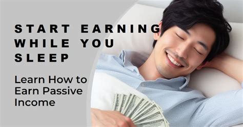 Passive Income: Getting Paid While You Sleep