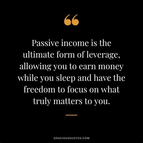 Passive Income Quotes