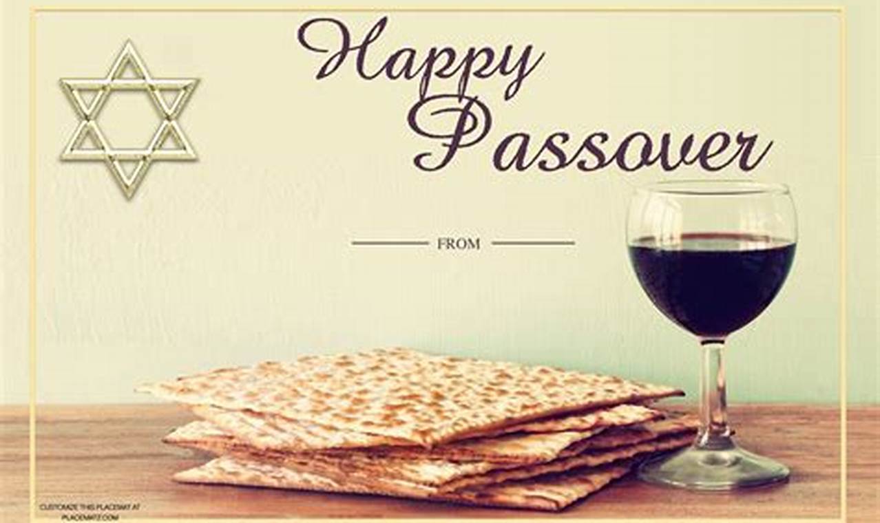Passover Greetings 2024