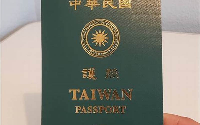 Passport Dan Visa Taiwan