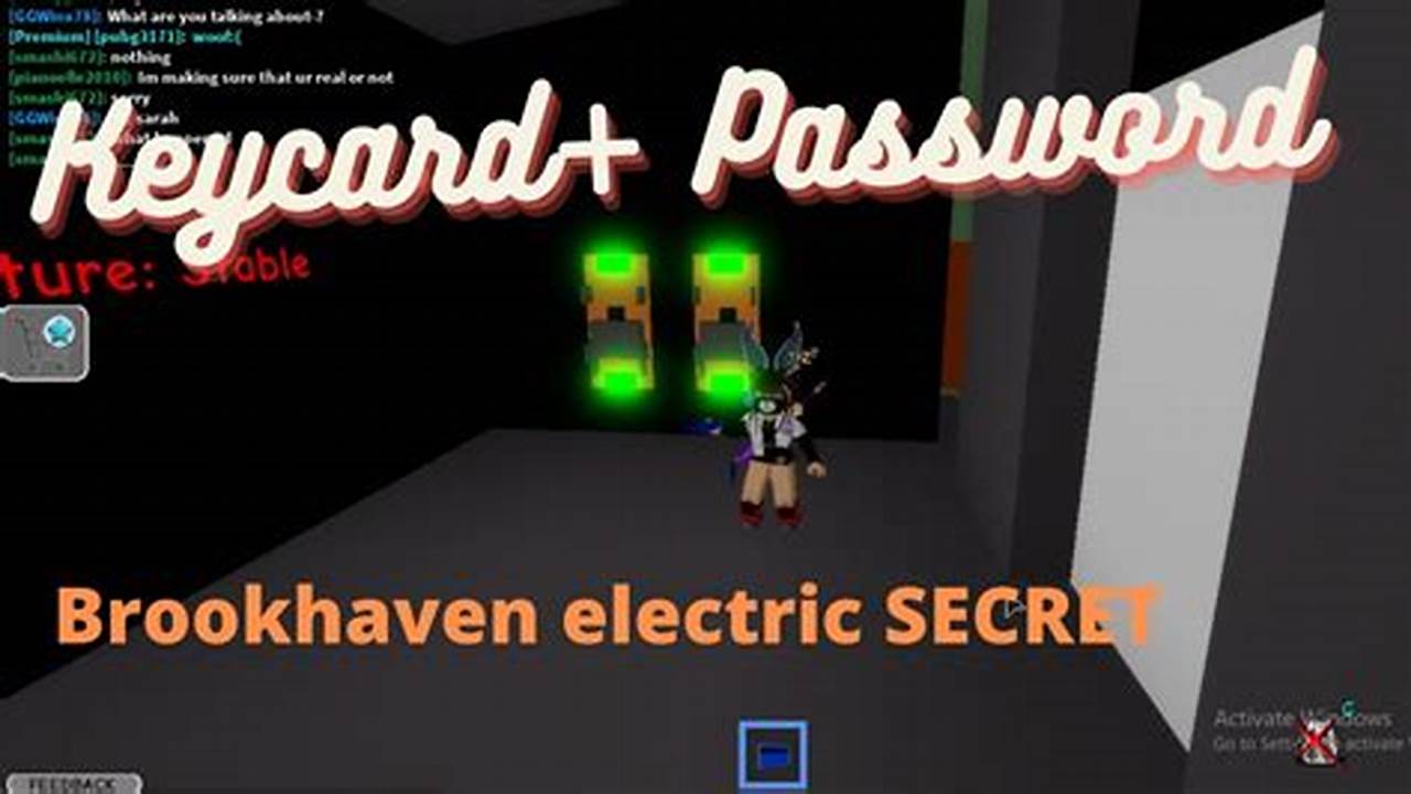 Password For Roblox Brookhaven Electric